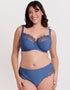Flirtelle Emilie Deco Full Cup Side Support Bra French Blue