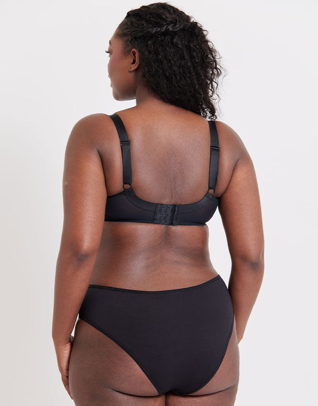 Flirtelle Emma Padded Balcony Bra Black