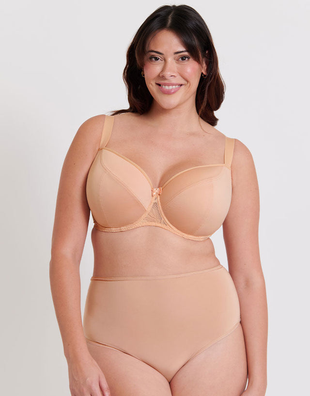 Flirtelle Emma Padded Balcony Bra Latte