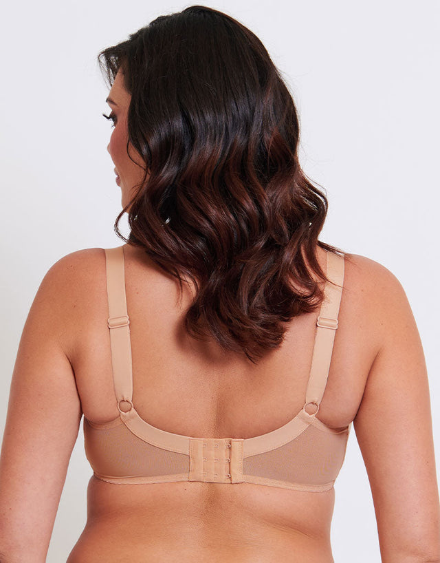 Flirtelle Emma Padded Balcony Bra Soft Beige