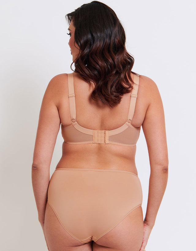 Flirtelle Emma Padded Balcony Bra Soft Beige