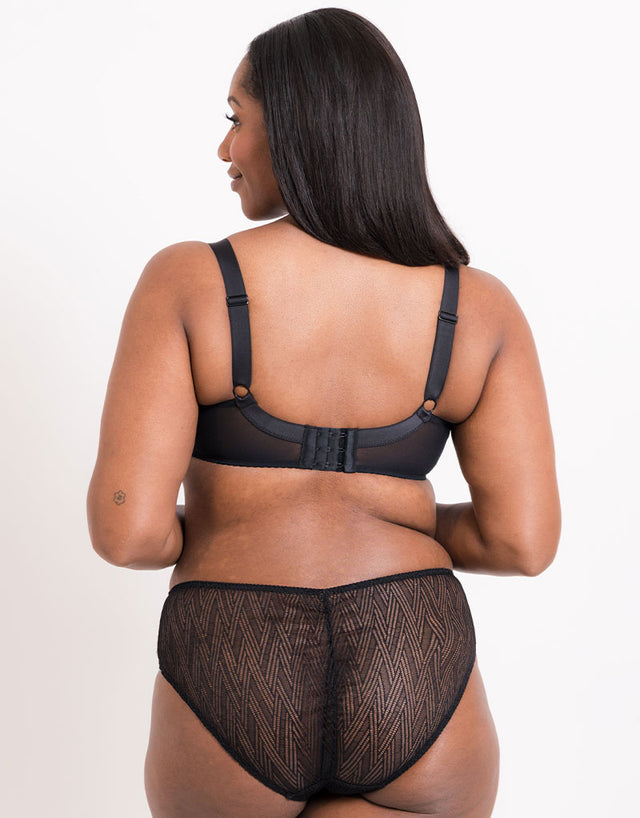 Flirtelle Esme Padded Balcony Bra Black