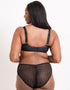 Flirtelle Esme Padded Balcony Bra Black