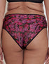 Flirtelle Everyday Full Brief Black Floral Print