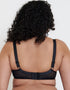 Flirtelle Isla Padded Balcony Bra Black