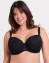 Flirtelle Isla Padded Balcony Bra Black