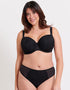Flirtelle Isla Padded Balcony Bra Black