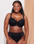 Flirtelle Isla Padded Balcony Bra Black