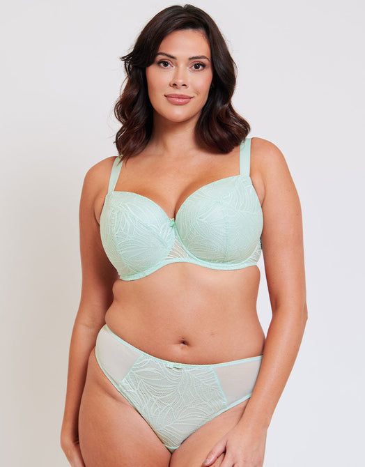 Flirtelle Isla Padded Balcony Bra Pale Mint