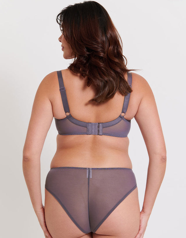 Flirtelle Isla Padded Balcony Bra Twilight Grey