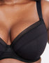 Flirtelle Josie Plunge Bra Black