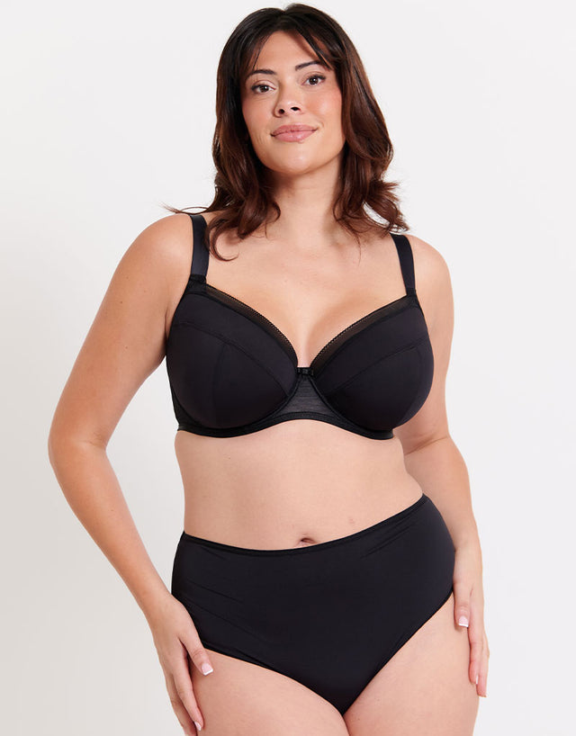 Flirtelle Josie Plunge Bra Black