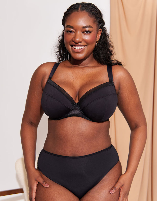 Flirtelle Josie Plunge Bra Black