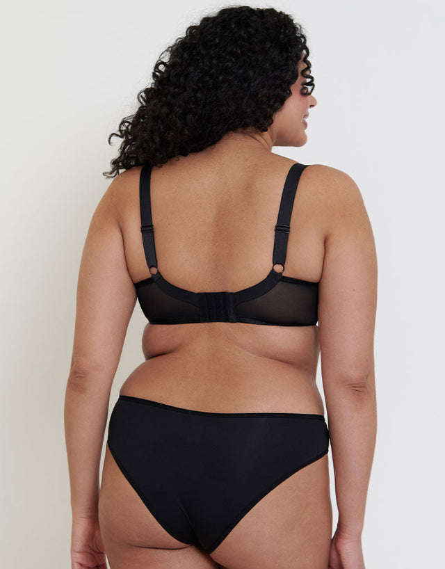 Flirtelle Josie Plunge Bra Black