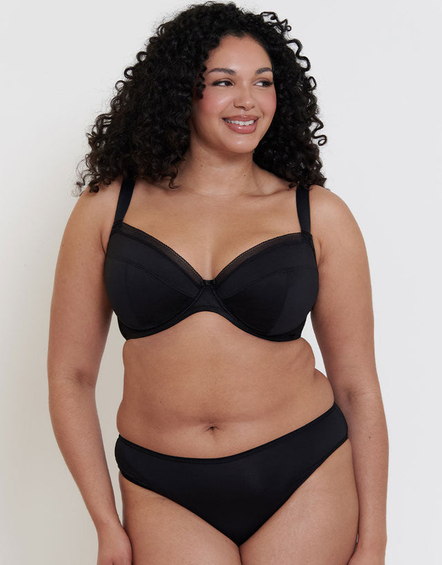 Flirtelle Josie Plunge Bra Black
