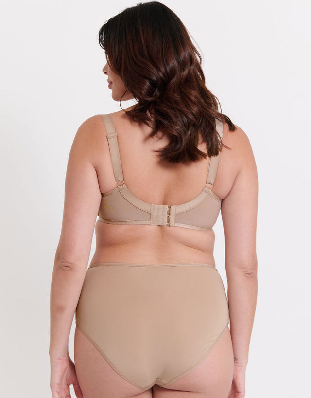 Flirtelle Josie Plunge Bra Light Taupe