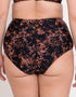 Flirtelle Maya Bay High Waist Bikini Brief Black Print