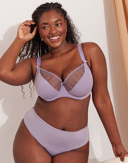 Flirtelle Riley Balcony Bra Lavender
