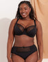 Flirtelle Riley Balcony Bra Black
