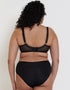 Flirtelle Riley Balcony Bra Black