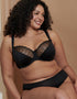 Flirtelle Riley Balcony Bra Black