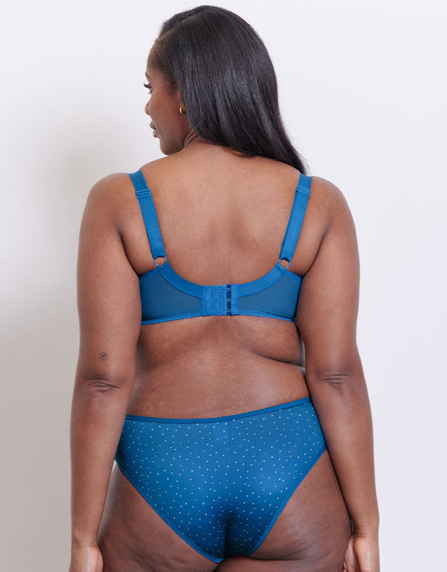 Flirtelle Everyday Brazilian Brief Blue Print