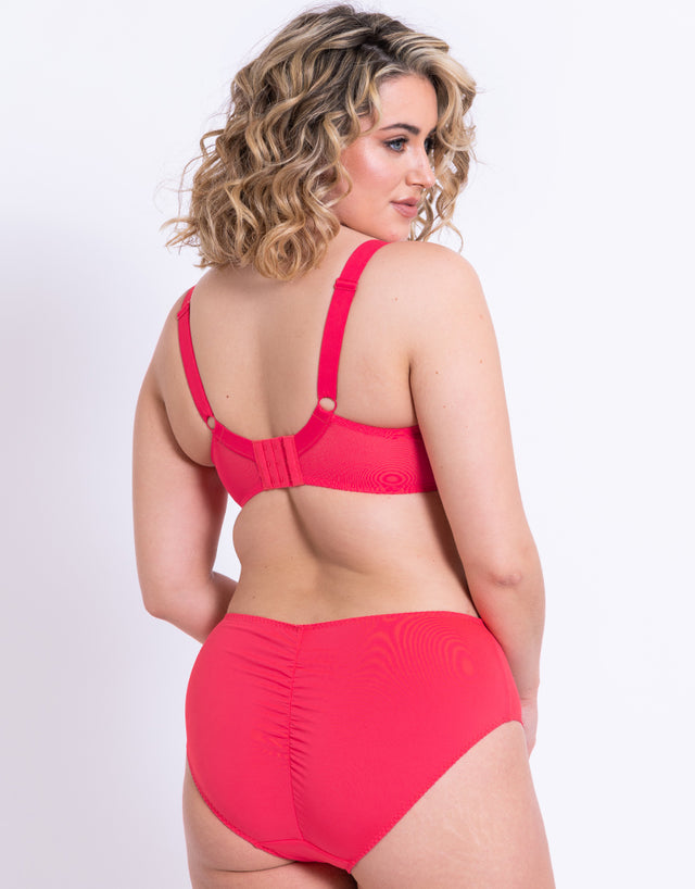 Flirtelle Riley Balcony Bra Bright Pink