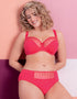 Flirtelle Riley Balcony Bra Bright Pink