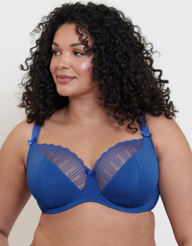 Flirtelle Riley Balcony Bra Marine Blue