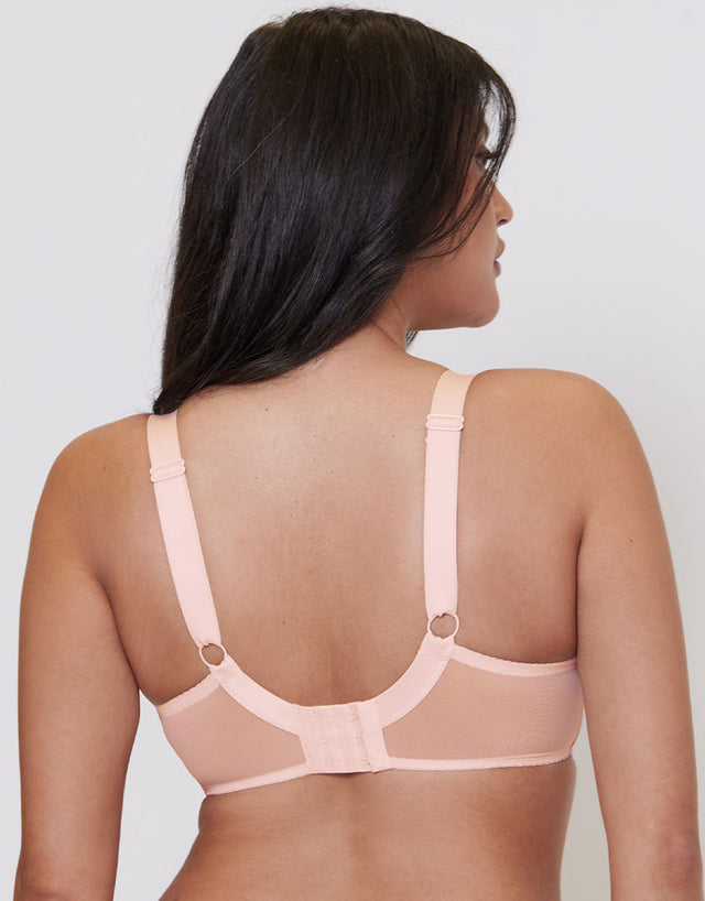 Flirtelle Riley Balcony Bra Pink Polka Dot Print