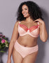 Flirtelle Riley Balcony Bra Pink Polka Dot Print