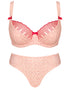 Flirtelle Riley Balcony Bra Pink Polka Dot Print
