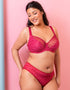 Flirtelle Riley Balcony Bra Red Hearts