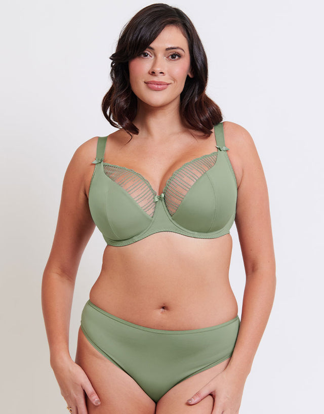 Flirtelle Everyday Brazilian Brief Sage Green