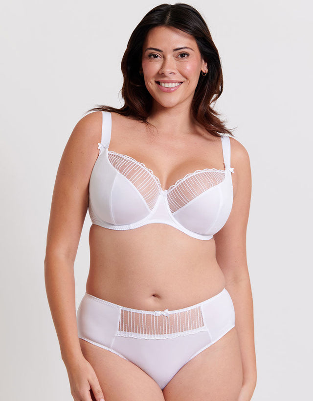 Flirtelle Riley Balcony Bra White