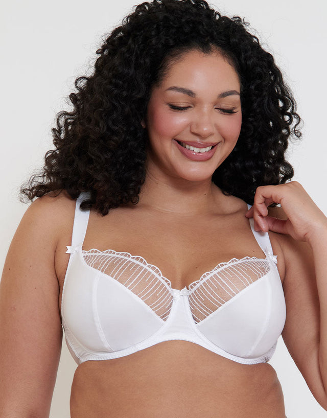 Flirtelle Riley Balcony Bra White