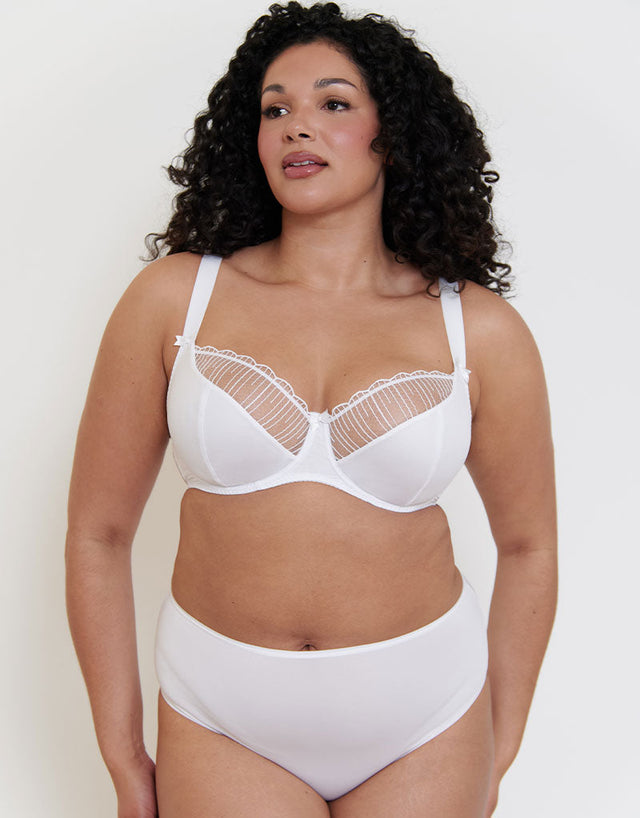 Flirtelle Riley Balcony Bra White