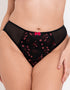 Flirtelle Rosie Brazilian Brief Black/Pink