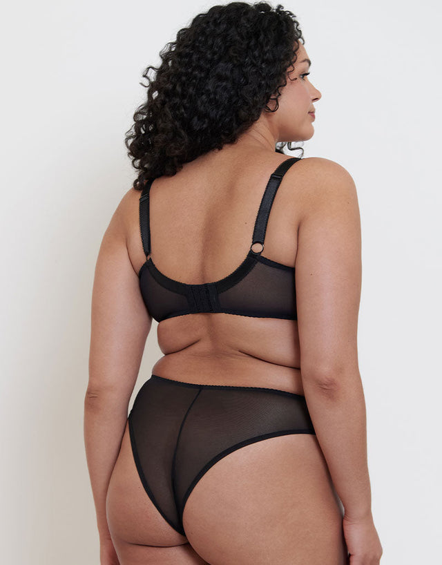 Flirtelle Rosie Balcony Bra Black/Gold