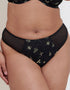 Flirtelle Rosie Brazilian Brief Black/Gold