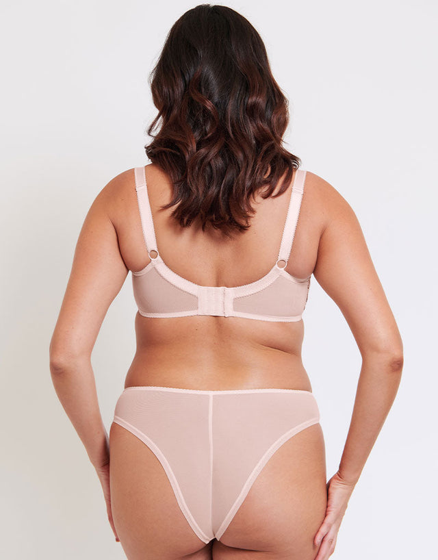 Flirtelle Rosie Balcony Bra Cream/Berry Mix