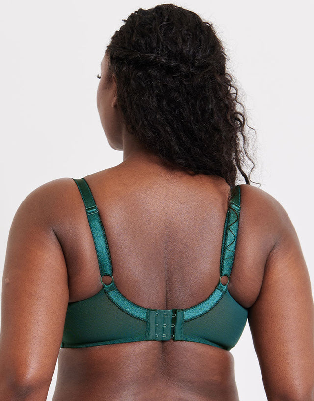 Flirtelle Rosie Balcony Bra Emerald