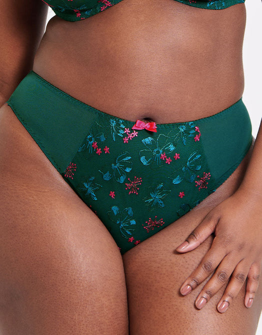 Flirtelle Rosie Brazilian Brief Emerald