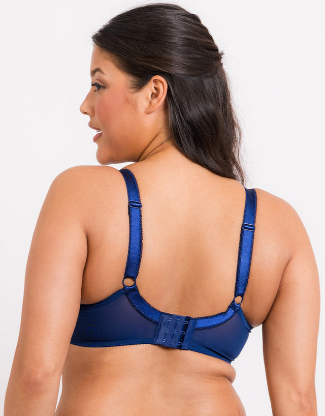 Flirtelle Rosie Balcony Bra Navy Mix