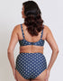Flirtelle Salento Coast Padded Balcony Bikini Top Polka Dot Print