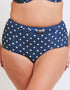 Flirtelle Salento Coast High Waist Bikini Brief Polka Dot Print