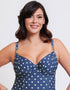 Flirtelle Salento Coast Balcony Swimsuit Polka Dot Print