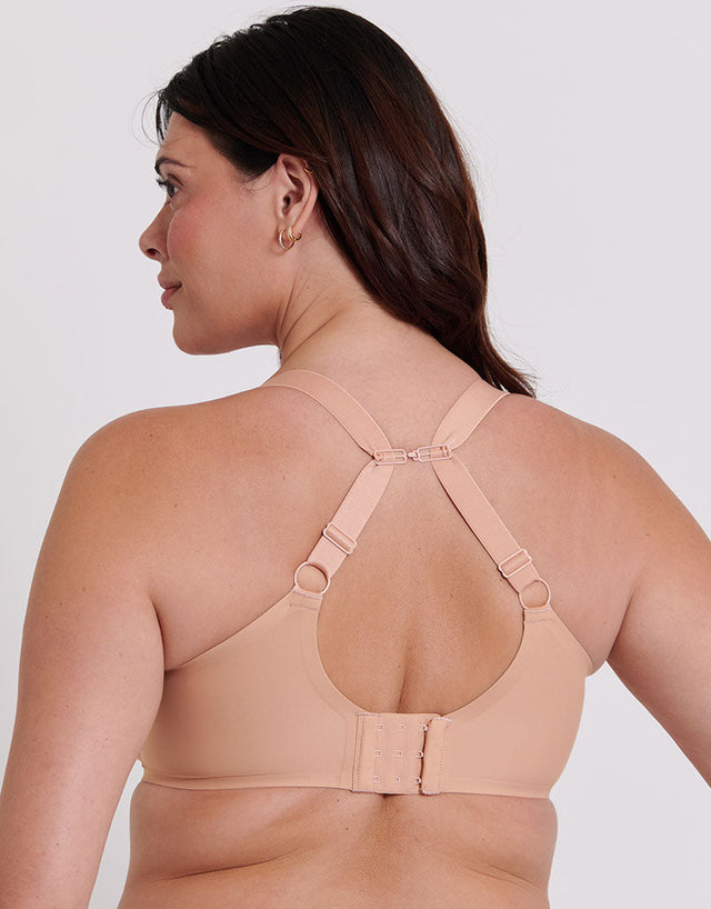 Flirtelle Spacer T-Shirt Plunge Bra Latte