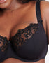 Flirtelle Swirl Balcony Bra Black