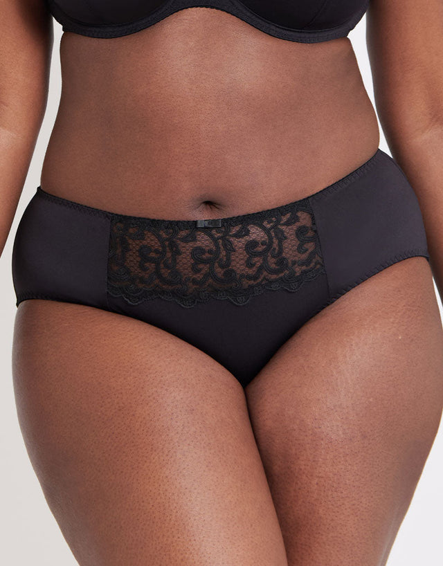 Flirtelle Swirl Brief Black